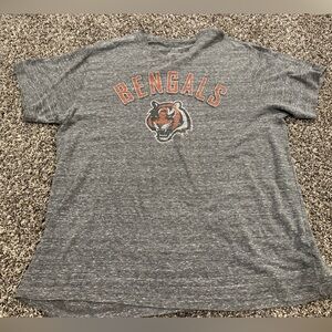 Team Apparel Cincinnati Bengals Heather Gray T-Shirt